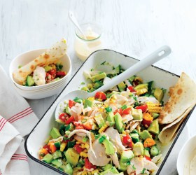 Chargrilled Sweetcorn & Turkey Peri Peri Salad
