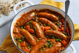 Slow Cooked Butter Chicken Sausages - SHORTS