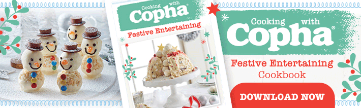Copha Christmas dessert cookbook