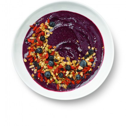 Acai Beet and Berry Smoothie Bowl