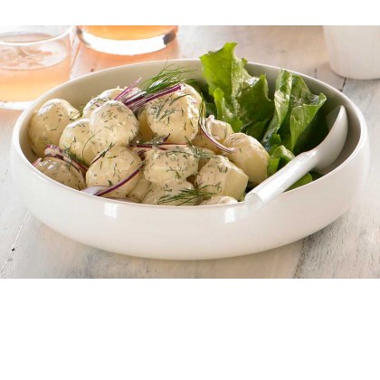 New Potato Salad with Fresh Dill & Sour Cream