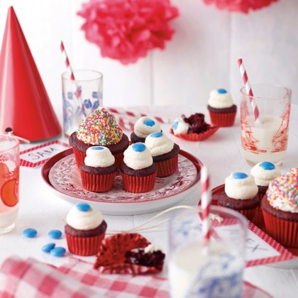 Mini Red Velvet Cupcakes