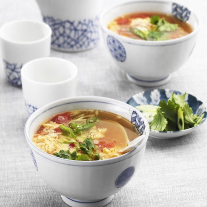 Chinese Egg Flower Tomato Soup
