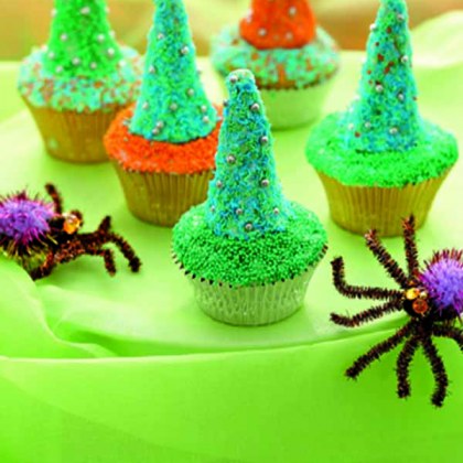 Chocolate Wizard Hat Cup Cakes