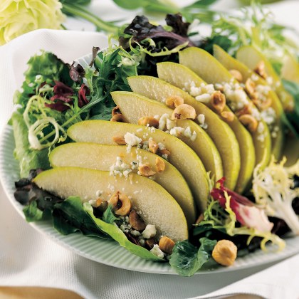 Avocadamia and Pear Salad