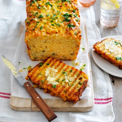 Savoury Corn Fritter Loaf