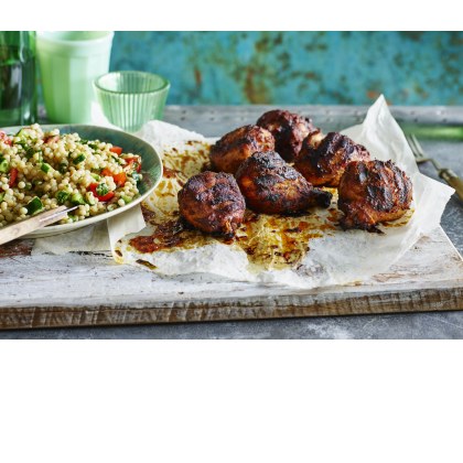 Smoked Paprika and Garlic Chicken with Pearl Cous Cous Salad
