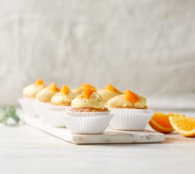 Almond Orange Cupcakes