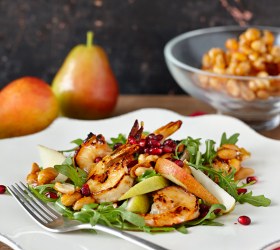 Prawn and Pomegranate Salad with Candied Peanuts
