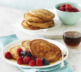 Weet-Bix Pancakes with Berries and Yoghurt