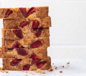 Strawberry and Toffee Bread
