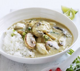 Thai Mushroom & Fish Curry