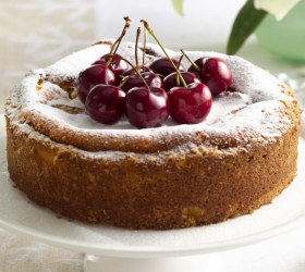 Cheesecake with Brandy Soaked Fruits