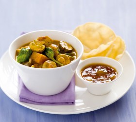 Mushroom, Chicken & Sweet Potato Curry