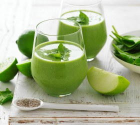 Green Apple, Spinach and Mint Smoothie