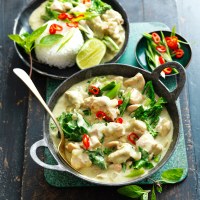 Green Thai Chicken Curry with Asian Greens