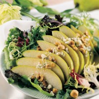 Avocadamia and Pear Salad
