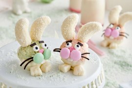 White Chocolate Crackle Bunny Heads - SHORTS