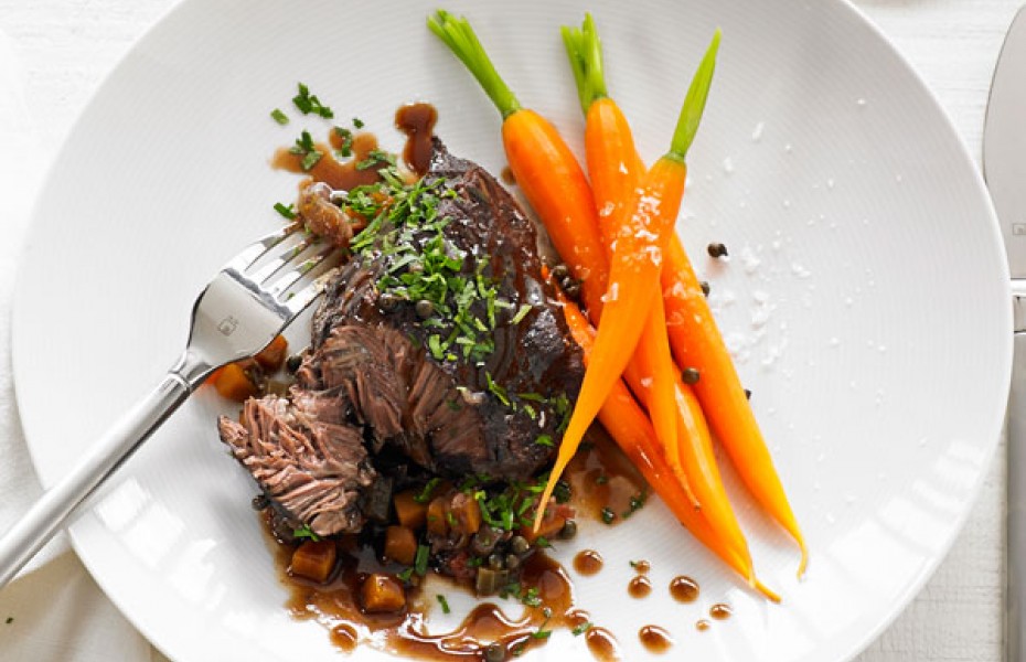 Braised Beef Cheeks in Red Wine