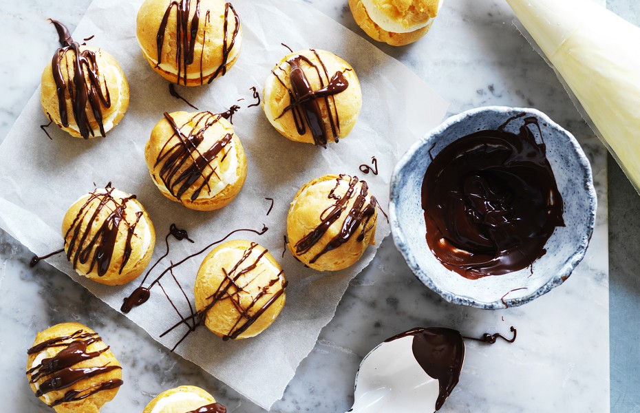 How to make classic cream puffs with homemade choux pastry