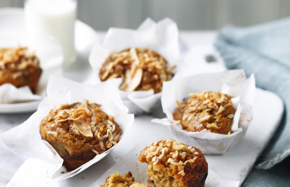 Pear and Coconut Muffins