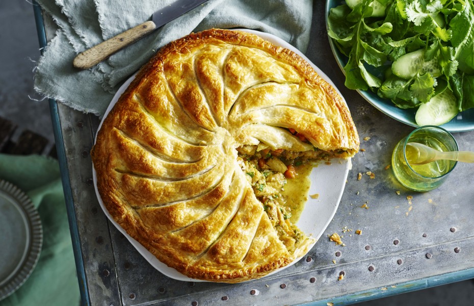 Rustic Moroccan Chicken Pie