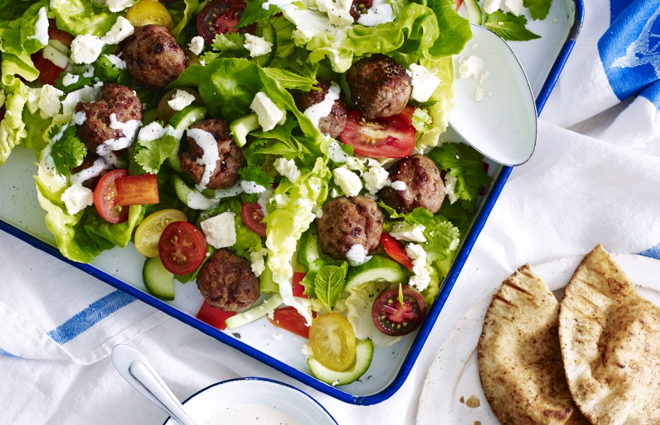 Turkey Meatball Salad
