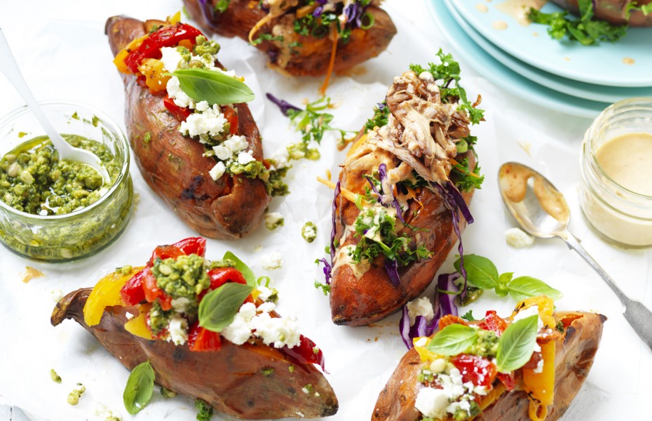 Stand and Stuff Sweet Potatoes