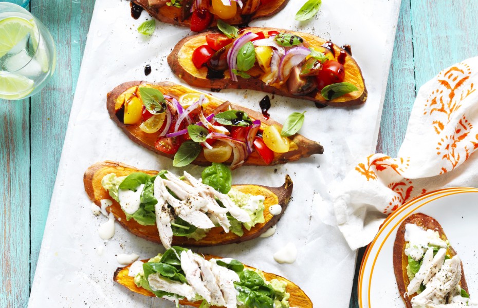 Sweet Potato Toast Toppers