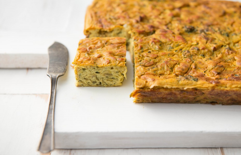 Vegan Zucchini and Kale Slice