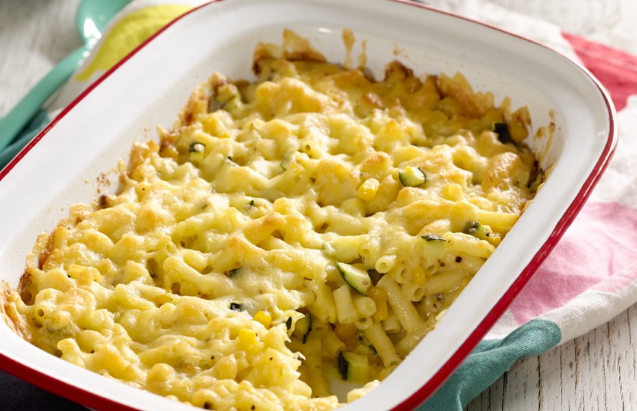 Quick Macaroni, Cheese and Veggie Bake