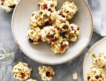 Fruit and Nut Popcorn Balls