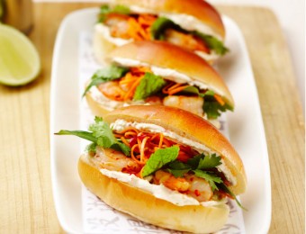 Prawn and Lime Sliders