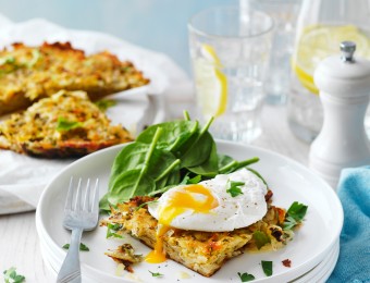 Poached Eggs with Potato Rosti