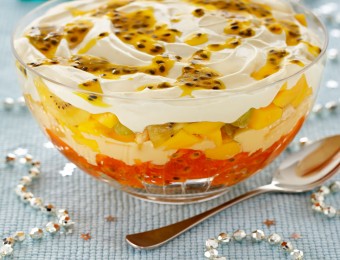 Mango and Passionfruit Trifle