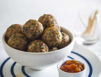 Healthy Herbed Turkey Balls Recipe