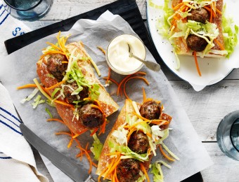 Mushroom Meatball Subs Recipe