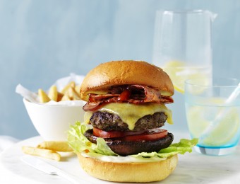 The "Ultimate" Beef and Mushroom Burger