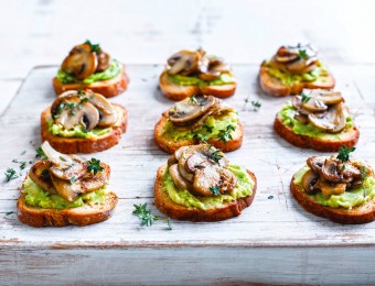 Mushroom and Avocado Toasties