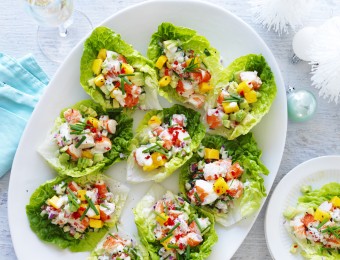 Avocado, Mango and Chilli Prawn Cups Avocado, Mango and Chilli Prawn Cups