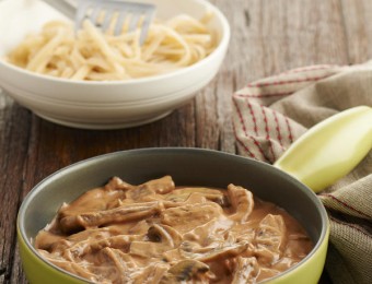 Lite Beef Stroganoff