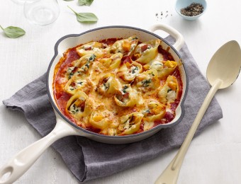 Baked pumpkin, Spinach and Ricotta Pasta Bake Recipe 