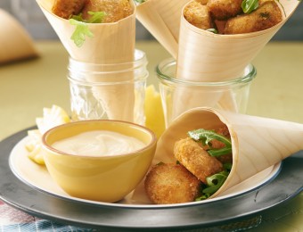 Salmon Croquettes With Lemon Aioli