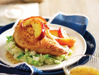 Pan Fried Turkey Breast Fillet with Apples and Colcannon