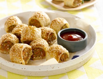 Easy kids version healthy Sausage Rolls Recipe