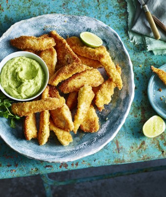 Coconut Crusted chicken strips