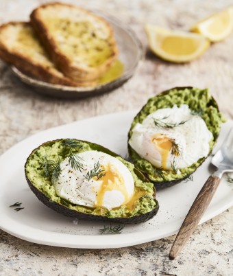 Eggs and Avocado breakfast 