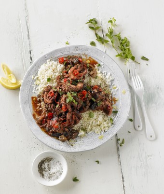 Baby octopus, Tomato, Chilli