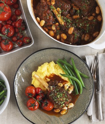 Braised Lamb Shanks and Gremolata