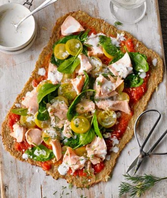 How to make cauliflower pizza base